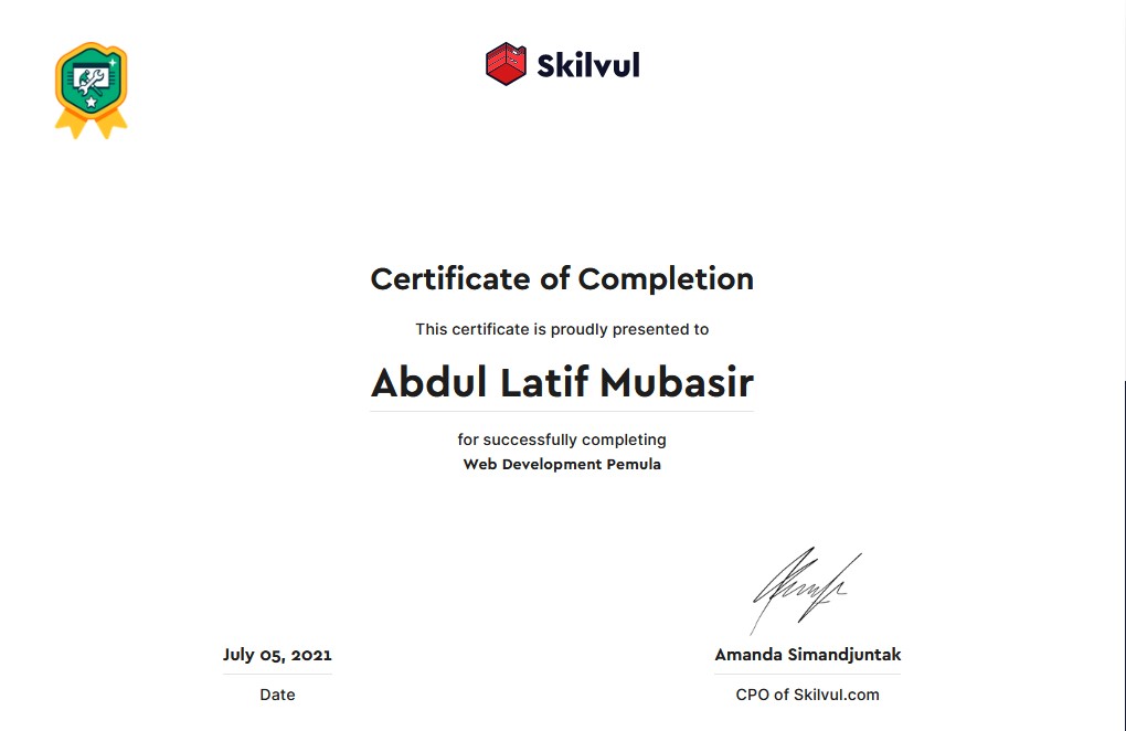 certificate lks