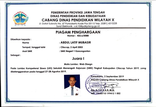 certificate lks