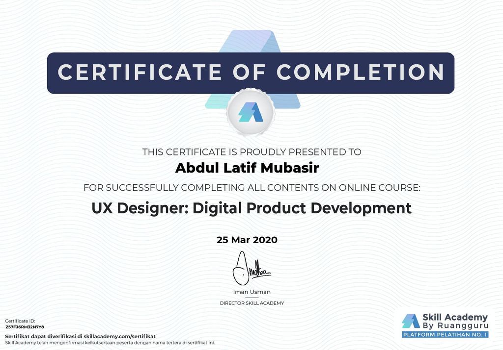 certificate lks